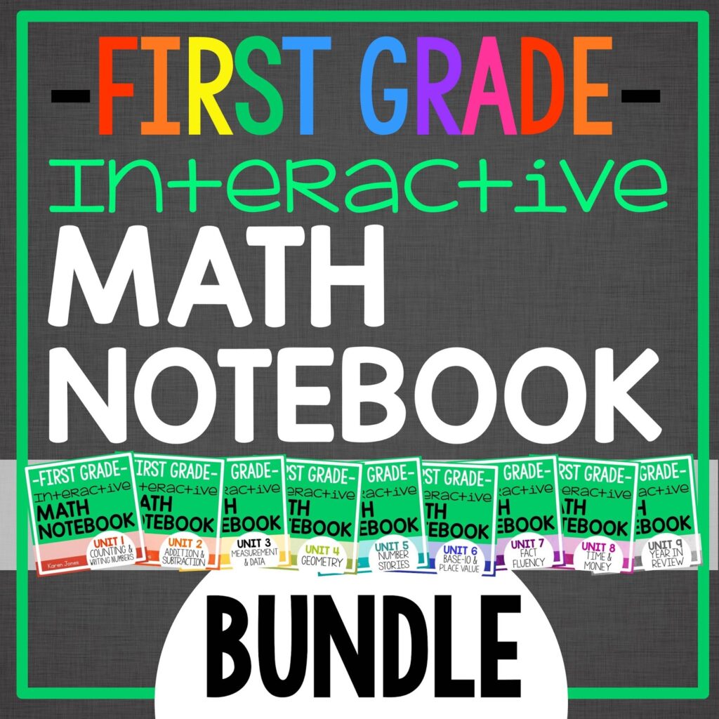  interactive math notebook for first grade