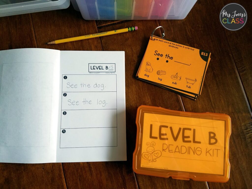 guided reading level b